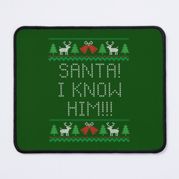 Item preview, I Know Him Ugly Christmas Sweater designed and sold by Normbot2000.