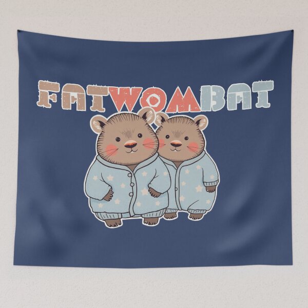 Item preview, Fat Wombat Cute Australian Animal designed and sold by pUNKnown.