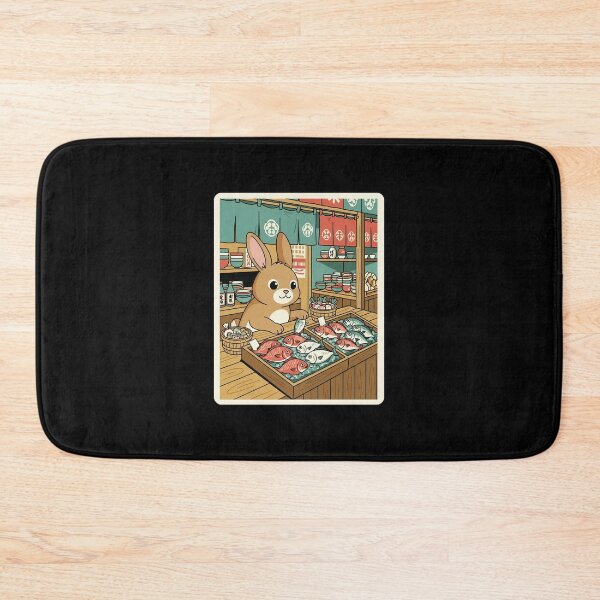 Item preview, Cute Bunny Fish Market Illustration designed and sold by JordynLadukeg65.
