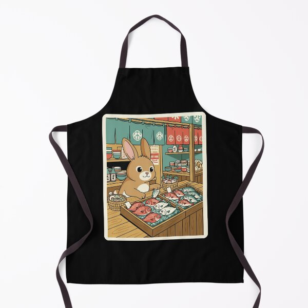 Item preview, Cute Bunny Fish Market Illustration designed and sold by JordynLadukeg65.