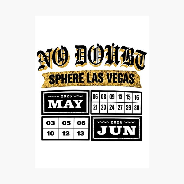 Item preview, No Doubt 2026 tour for fans designed and sold by AtanacioBridget.