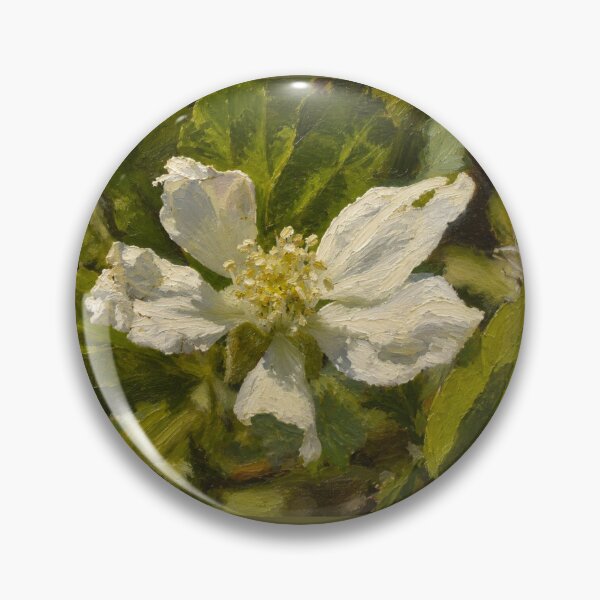 Item preview, Allegheny Blackberry Blossom Impasto Oil Painting designed and sold by Blossom-Breeze.