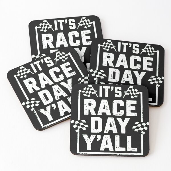 Item preview, It's Race Day Y'all Vintage Racing Fan Checkered Flag Design designed and sold by haitrieuic96.