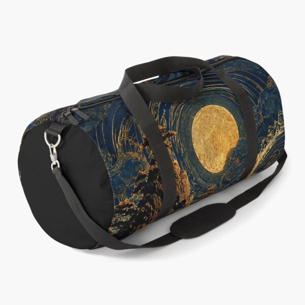 Item preview, Golden Moon Ocean Waves Japanese Fantasy  designed and sold by eliramaison.