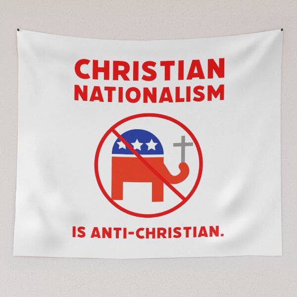 Item preview, Christian nationalism is anti-Christian. designed and sold by Rachel the Artist .