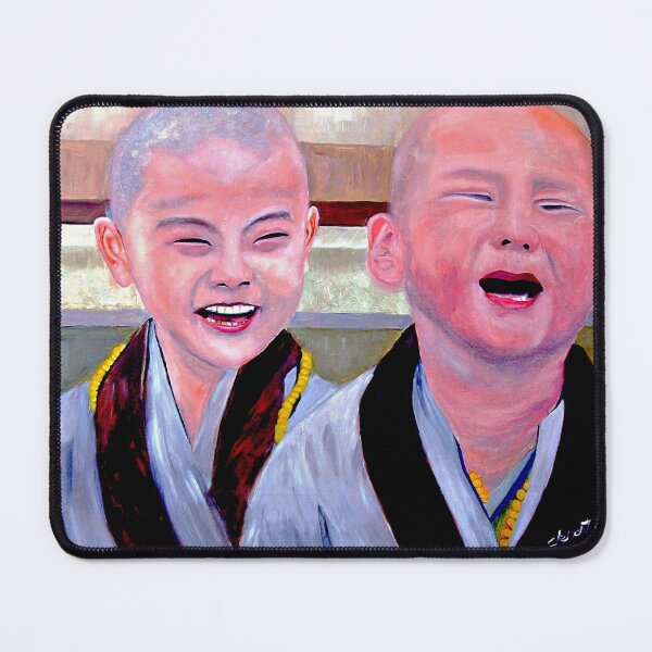 Item preview, Two Baby Monks designed and sold by hkonestudio.