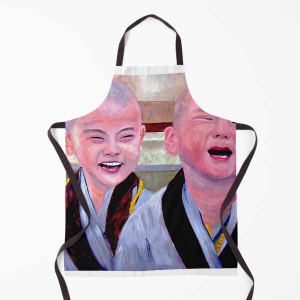 Item preview, Two Baby Monks designed and sold by hkonestudio.