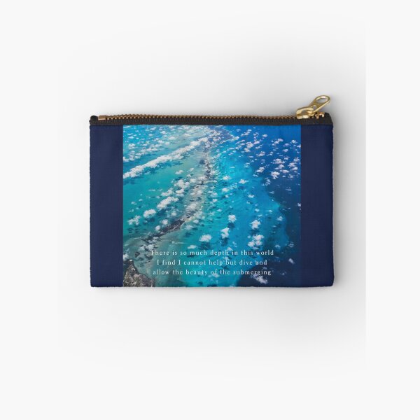 Item preview, Aerial View of Underwater Mountains - "The Submerging" designed and sold by AmidstaBreath.