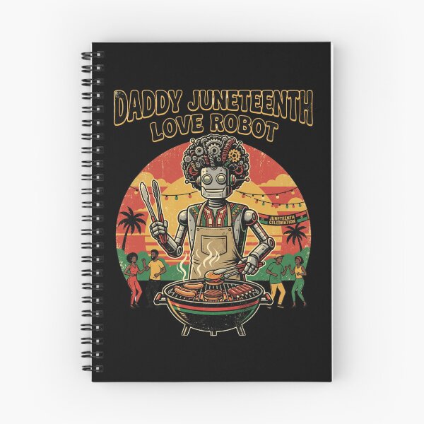Item preview, Daddy Juneteenth Love Robot Funny BBQ Dad Afro Futuristic Retro Design for Black Freedom Celebration designed and sold by Im-Ara.