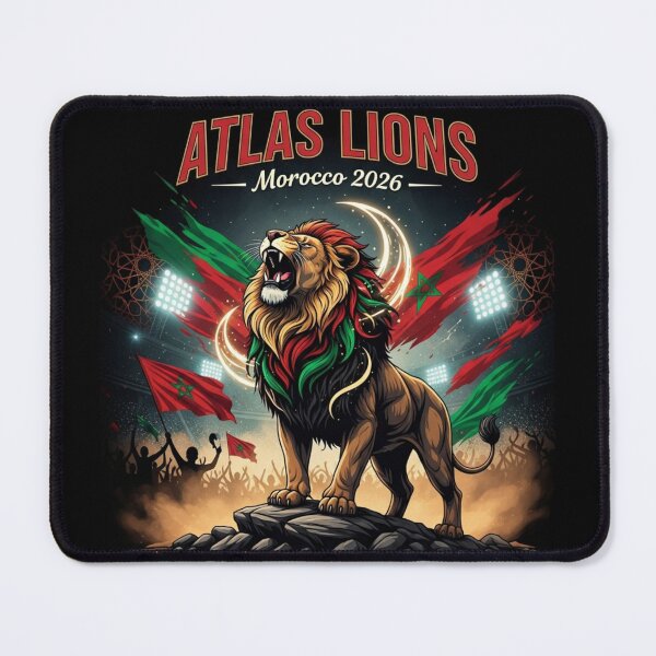 Item preview, Atlas Lions - Morocco Football Team ready for the World Cup designed and sold by Zenith-Co.