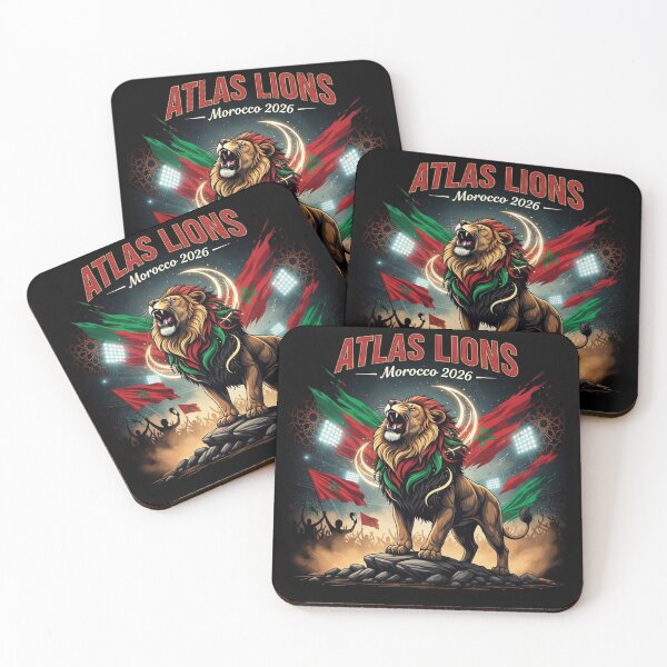 Item preview, Atlas Lions - Morocco Football Team ready for the World Cup designed and sold by Zenith-Co.