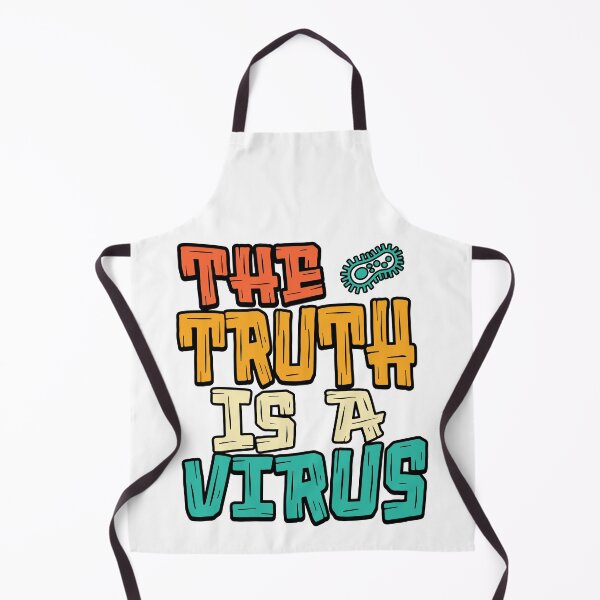 Item preview, The Truth Is A Virus | Retro Typography Slogan Graphic Tee designed and sold by PryntedLabs.
