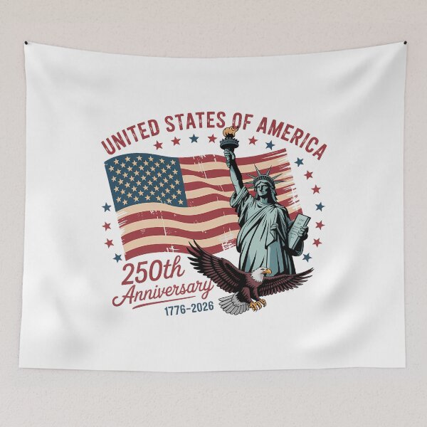 Item preview, United States of America 250th Anniversary 1776 2026 designed and sold by TyraYoung.