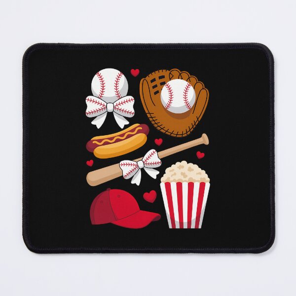 Item preview, Baseball Coquette Bow Baseball Cheer Mom Mama designed and sold by isatnelkaitio.