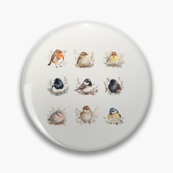 Item preview,  Garden Birds Sticker Set –  European Bird Collection designed and sold by The Digital Compass.