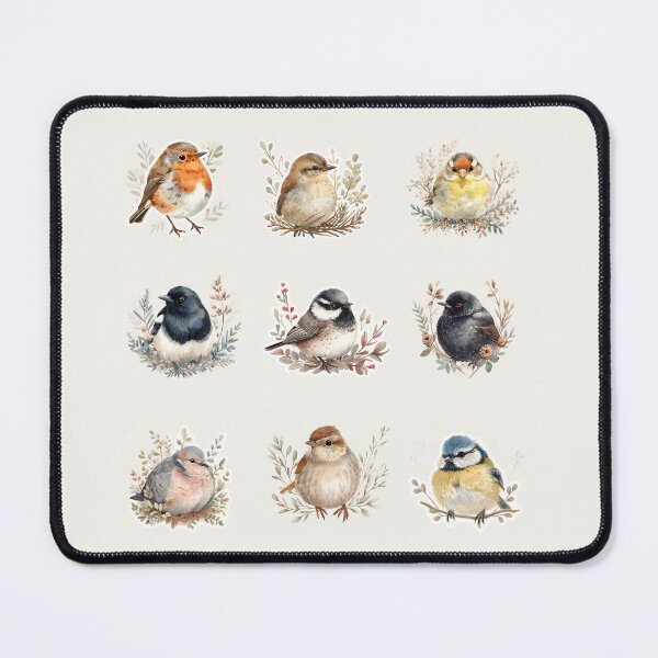 Item preview,  Garden Birds Sticker Set –  European Bird Collection designed and sold by The Digital Compass.