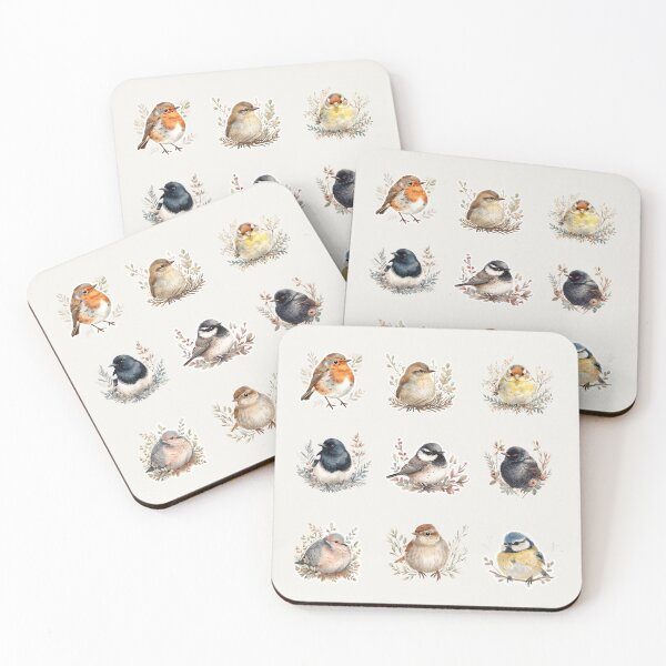 Item preview,  Garden Birds Sticker Set –  European Bird Collection designed and sold by The Digital Compass.
