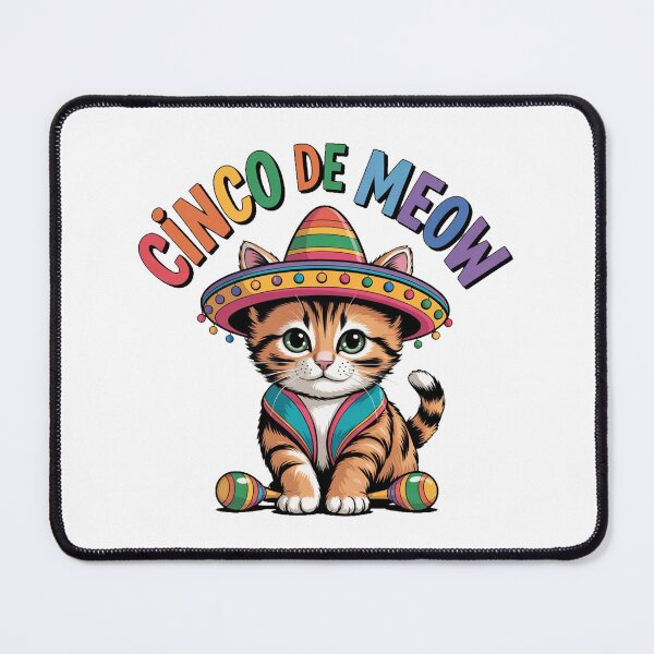Item preview, Cinco De Meow Cute Cat Fiesta designed and sold by QuiteOrbit.