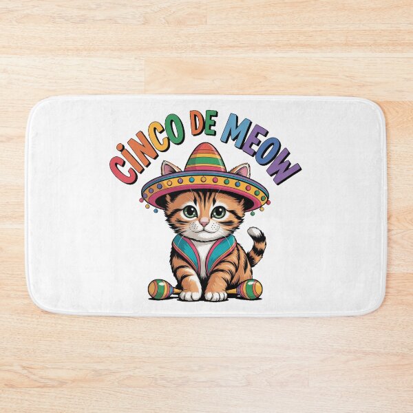 Item preview, Cinco De Meow Cute Cat Fiesta designed and sold by QuiteOrbit.