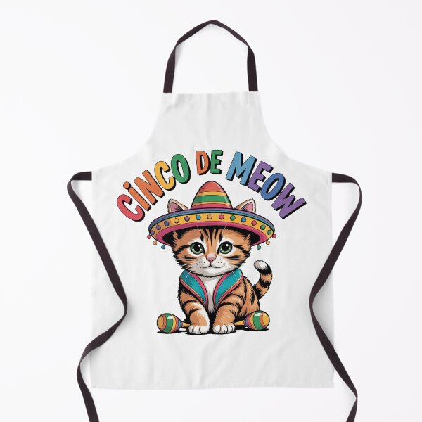 Item preview, Cinco De Meow Cute Cat Fiesta designed and sold by QuiteOrbit.