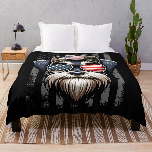 Item preview, Funny Schnauzer 4th July USA Flag America Boys Girls Kids designed and sold by rafaeltto.