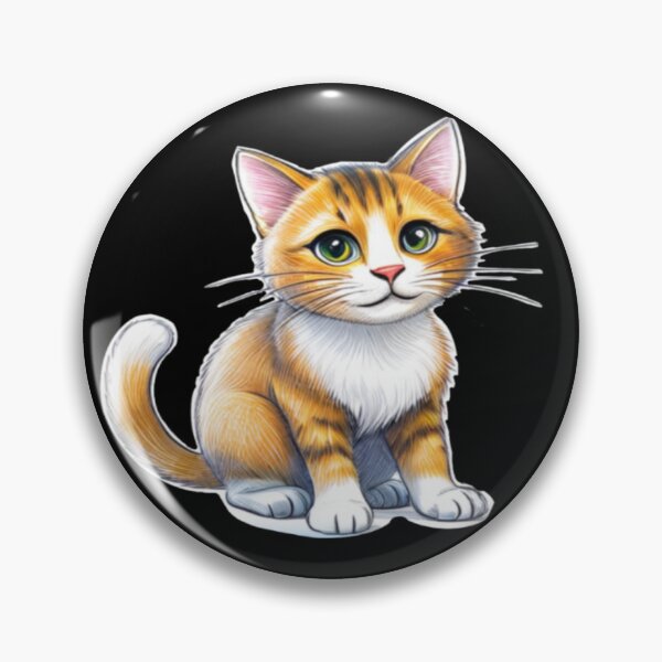 Item preview, Orange Tabby Cat Sticker Sheet - 9 Pack Cute Kitten Bundle designed and sold by KabronX.