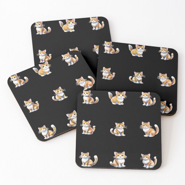 Item preview, Orange Tabby Cat Sticker Sheet - 9 Pack Cute Kitten Bundle designed and sold by KabronX.