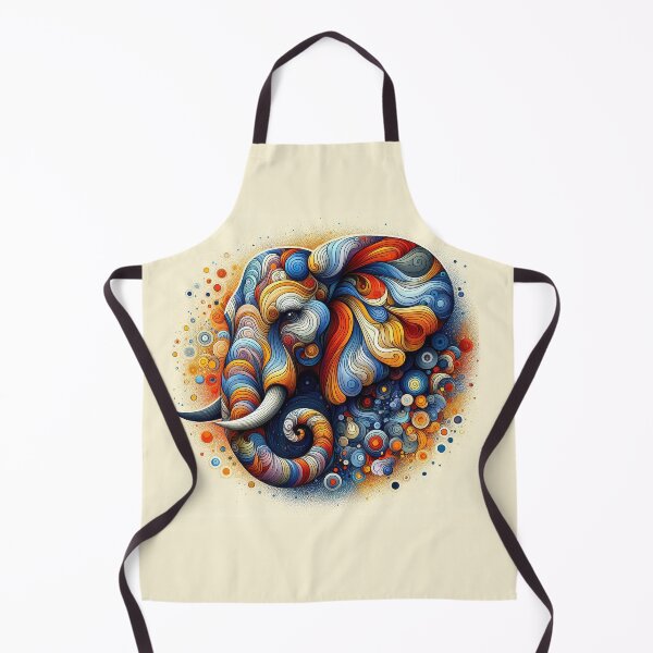 Item preview, Colorful Elephant Head designed and sold by CarolM.