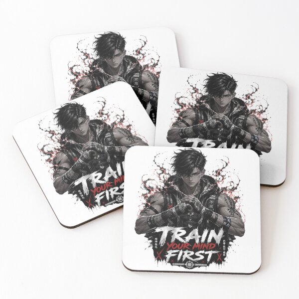 Item preview, Train Your Mind First Anime Gym Design designed and sold by pradeepvisuals.
