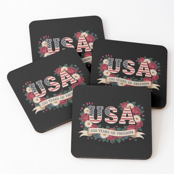 Item preview, USA 250 Years of Freedom Floral Rose Patriotic designed and sold by TyraYoung.