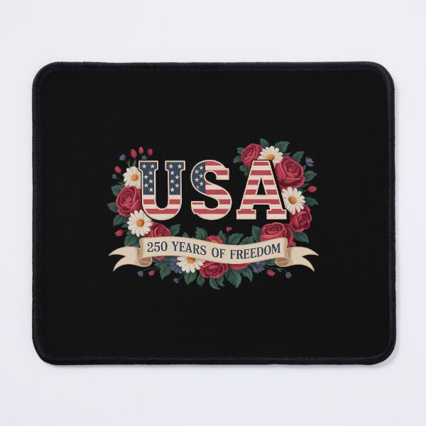 Item preview, USA 250 Years of Freedom Floral Rose Patriotic designed and sold by TyraYoung.