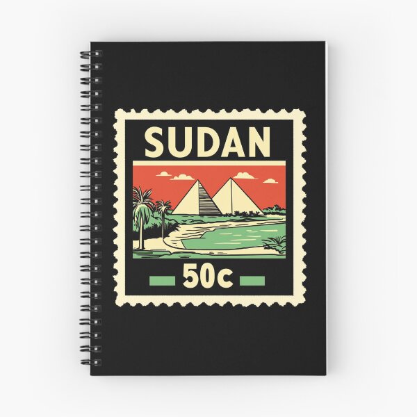 Item preview, Sudan Vintage Postage Stamp - Meroe Pyramids designed and sold by tiigerdad.