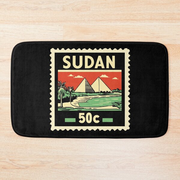 Item preview, Sudan Vintage Postage Stamp - Meroe Pyramids designed and sold by tiigerdad.