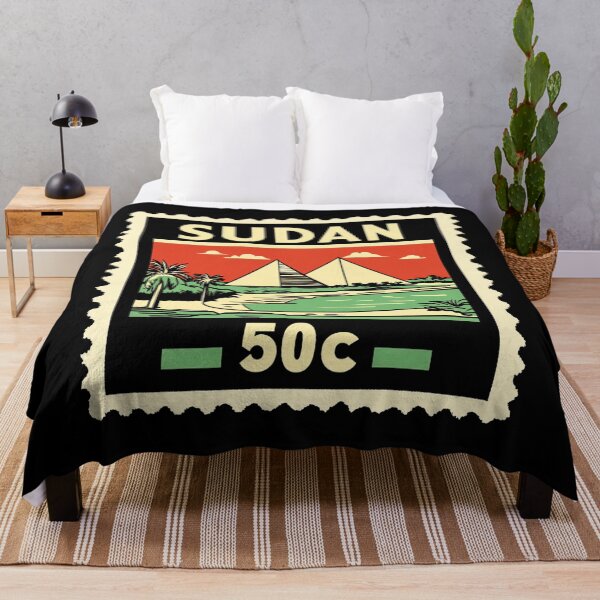 Item preview, Sudan Vintage Postage Stamp - Meroe Pyramids designed and sold by tiigerdad.