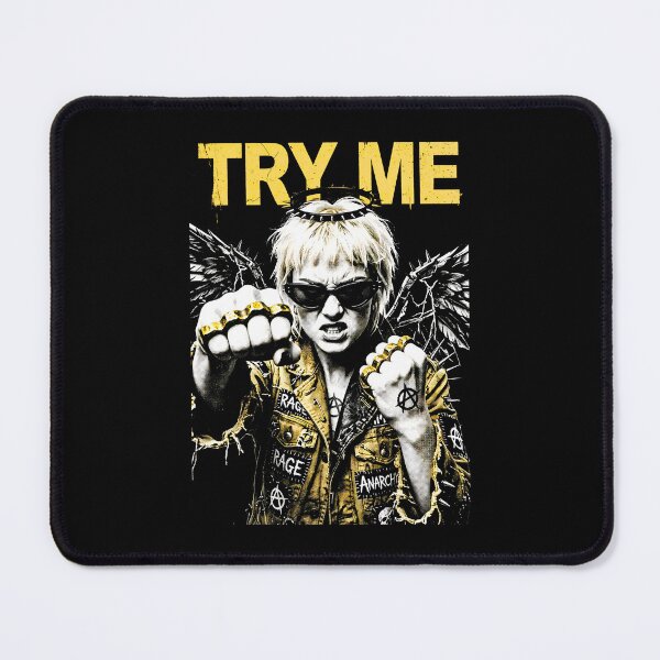 Item preview, Angry Feminist Punk Angel Girl Try Me Feminism Woman designed and sold by GrandeDuc.