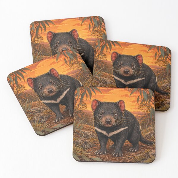 Item preview, Tasmanian Devil at Dusk designed and sold by Pixel Junkies Studio.
