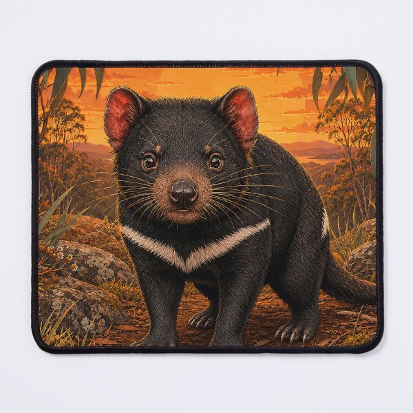 Item preview, Tasmanian Devil at Dusk designed and sold by Pixel Junkies Studio.