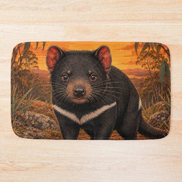 Item preview, Tasmanian Devil at Dusk designed and sold by Pixel Junkies Studio.