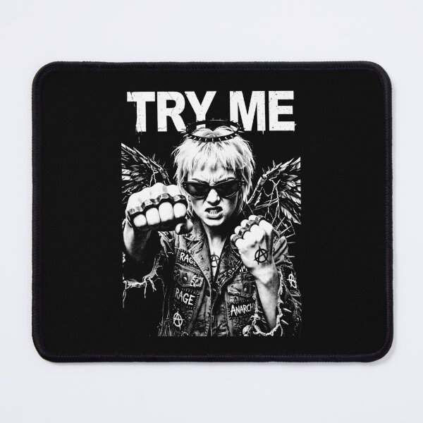 Item preview, Angry Feminist Punk Angel Girl Try Me Feminism Woman designed and sold by GrandeDuc.