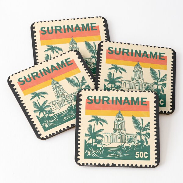 Item preview, Suriname Vintage Postage Stamp - Paramaribo designed and sold by tiigerdad.