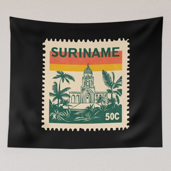 Item preview, Suriname Vintage Postage Stamp - Paramaribo designed and sold by tiigerdad.