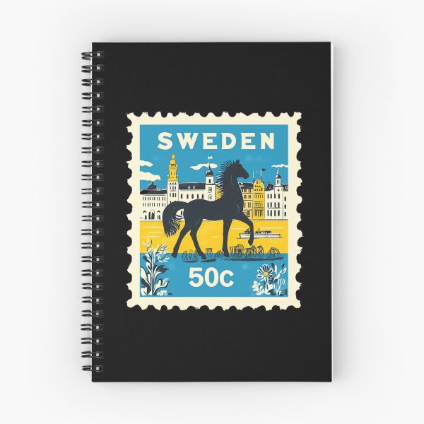 Item preview, Sweden Vintage Postage Stamp - Dala Horse designed and sold by tiigerdad.