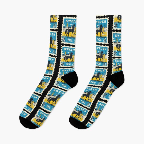Item preview, Sweden Vintage Postage Stamp - Dala Horse designed and sold by tiigerdad.