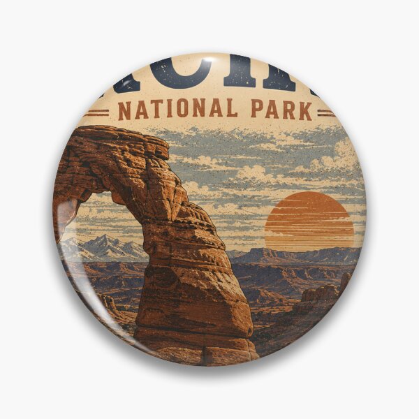 Item preview, Arches National Park Utah Sticker designed and sold by projectbadass.