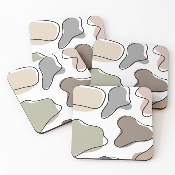 Item preview, Abstract Neutral Organic Shapes designed and sold by Barelythere2324.