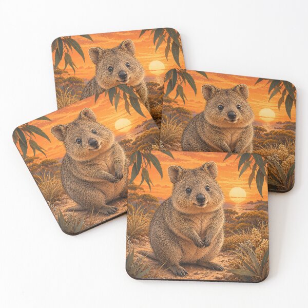 Item preview, Quokka by the Coastal Sunset designed and sold by Pixel Junkies Studio.