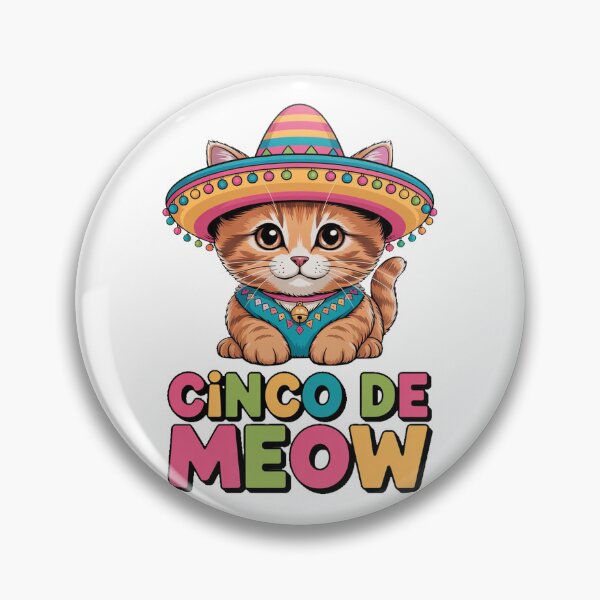 Item preview, Cinco De Meow Cat Funny Holiday designed and sold by QuiteOrbit.