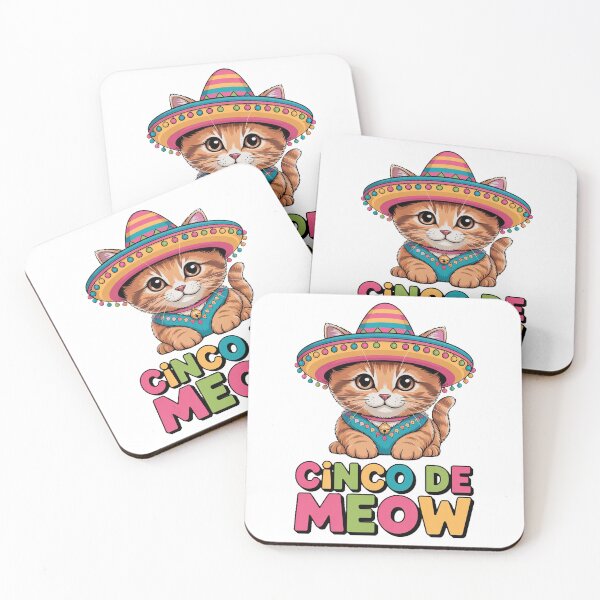Item preview, Cinco De Meow Cat Funny Holiday designed and sold by QuiteOrbit.