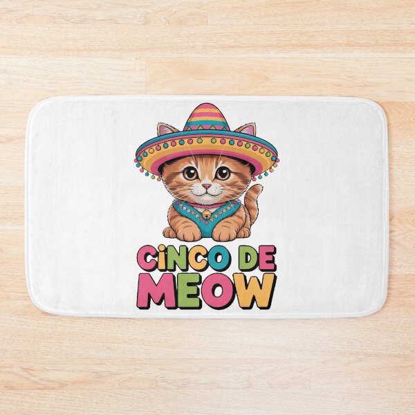 Item preview, Cinco De Meow Cat Funny Holiday designed and sold by QuiteOrbit.