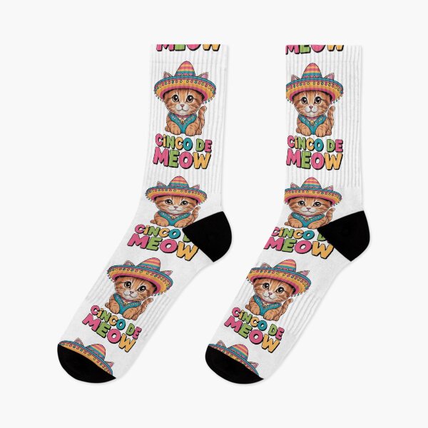 Item preview, Cinco De Meow Cat Funny Holiday designed and sold by QuiteOrbit.